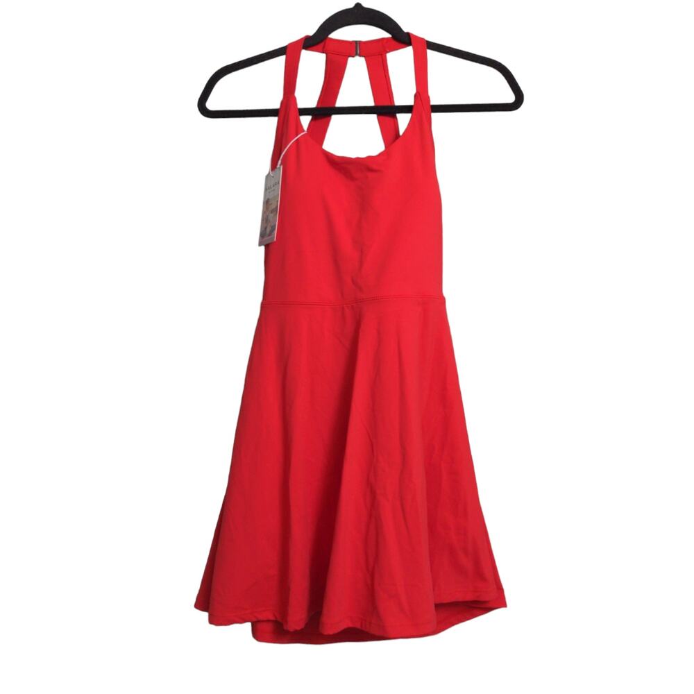 Halara Backless Cutout Twist Pocket 2-in-1 Mini Barre Ballet Dance Dress Salsa S